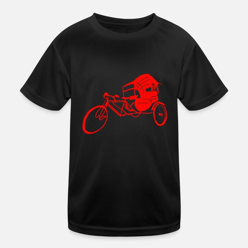 Rickshaw en rouge T-shirt sport Enfant