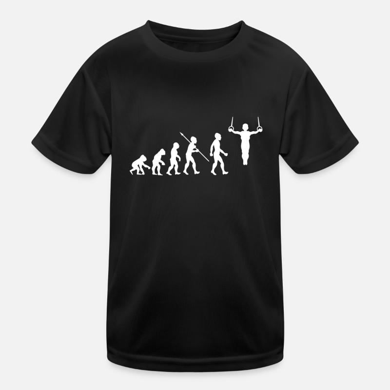 Evolution Gymnastik Turnen Akrobatik Geräteturnen Kinder Funktions-T-Shirt