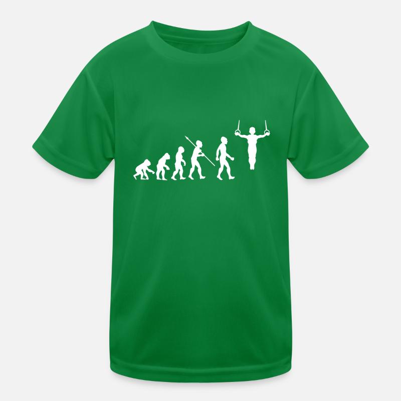 Evolution Gymnastik Turnen Akrobatik Geräteturnen Kinder Funktions-T-Shirt