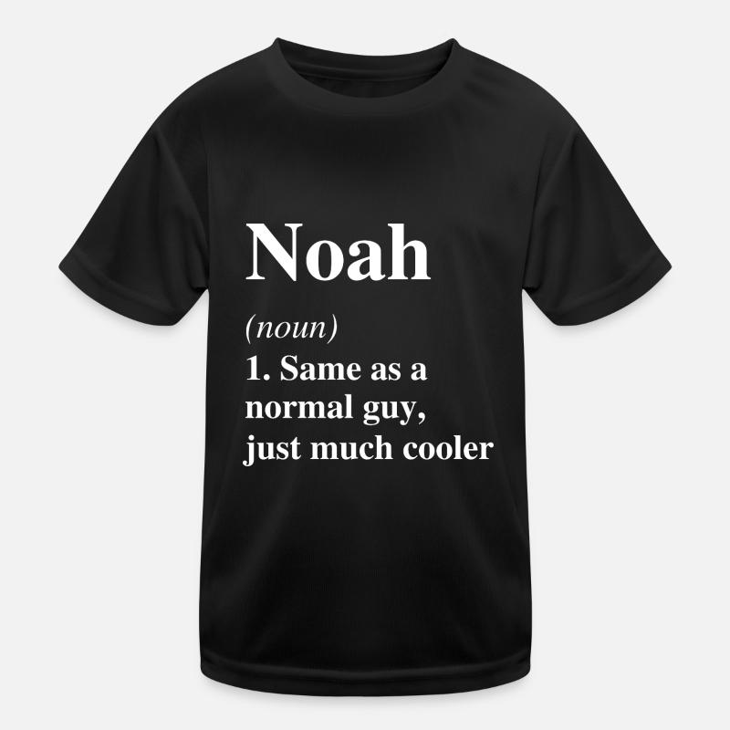 Noah Definition Cooler Name Spruch Geschenk Kinder Funktions-T-Shirt