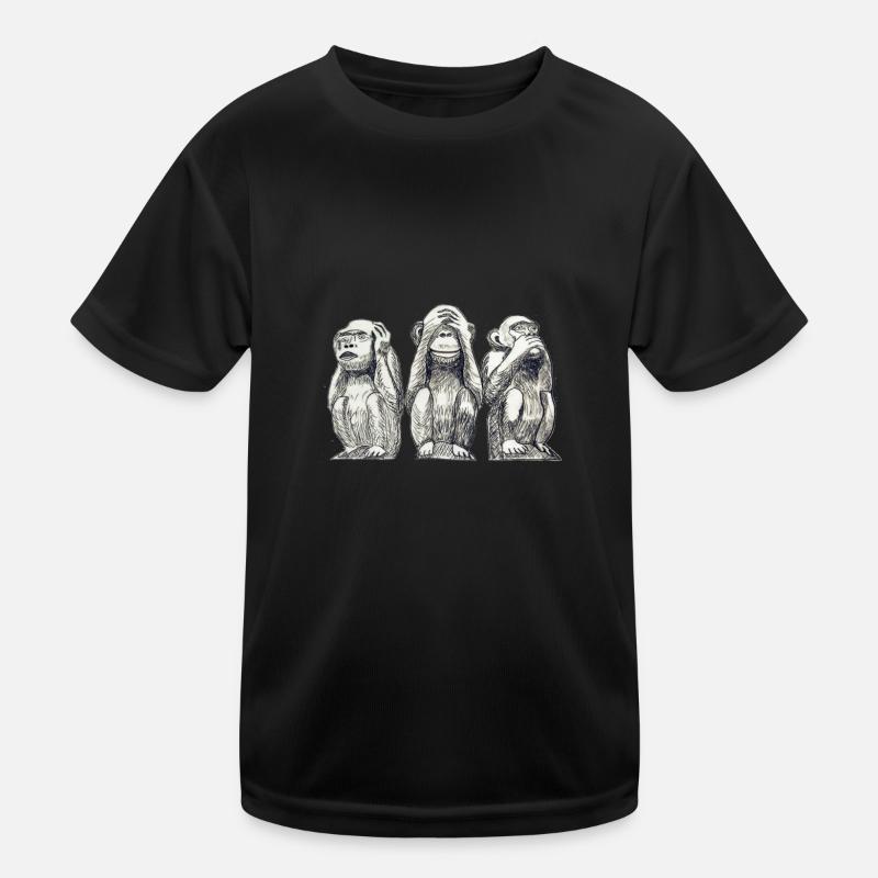 Affe Kinder Funktions-T-Shirt