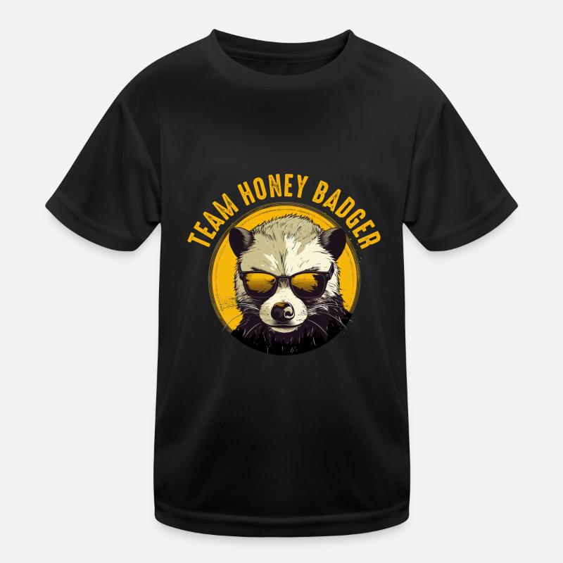 Team Honigdachs Kinder Funktions-T-Shirt
