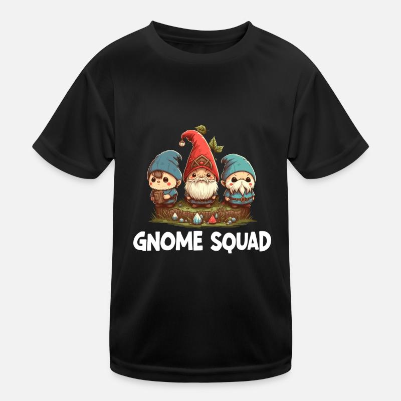 Gnome Squad Kinder Funktions-T-Shirt