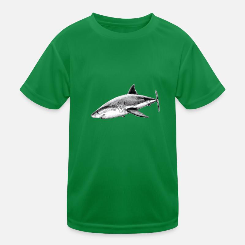 Great white shark Kids Functional T-Shirt