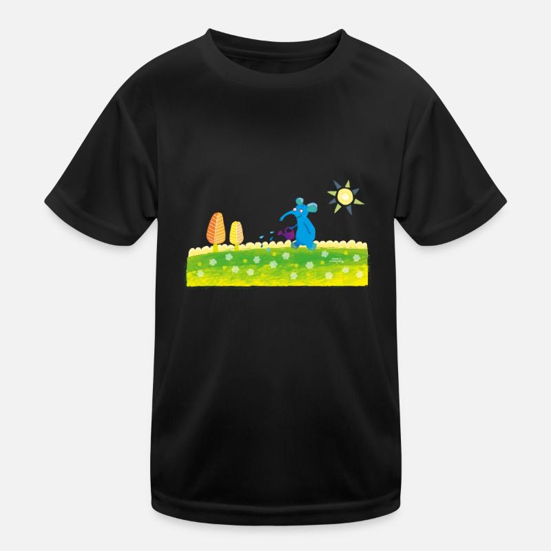 blauer Elefant Kinder Funktions-T-Shirt