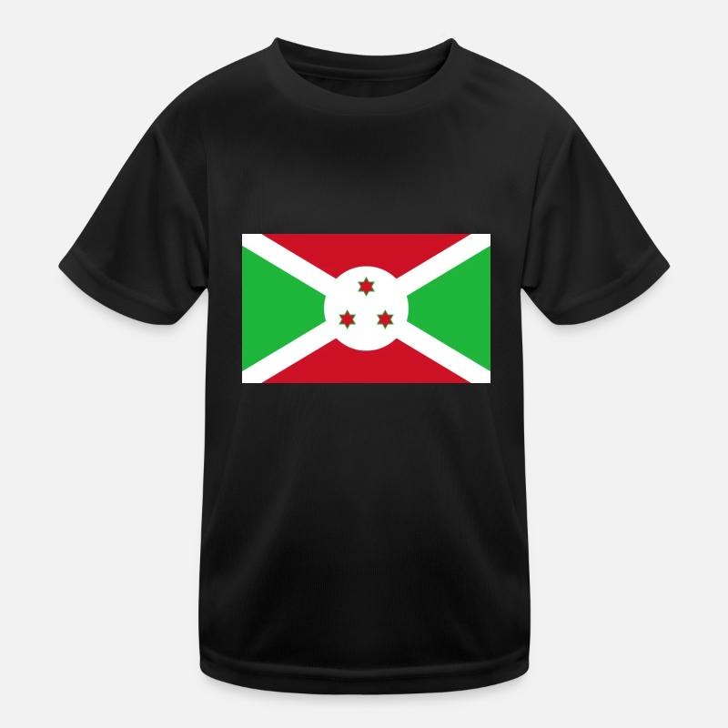 burundi Kids Functional T-Shirt
