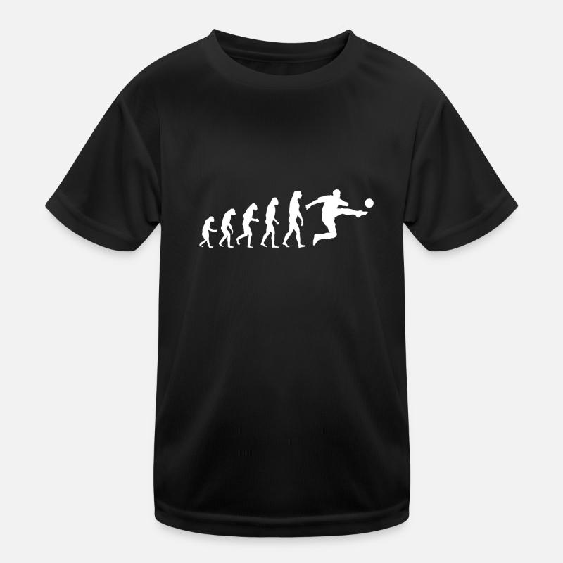 Evolution football - Kids Functional T-Shirt - black