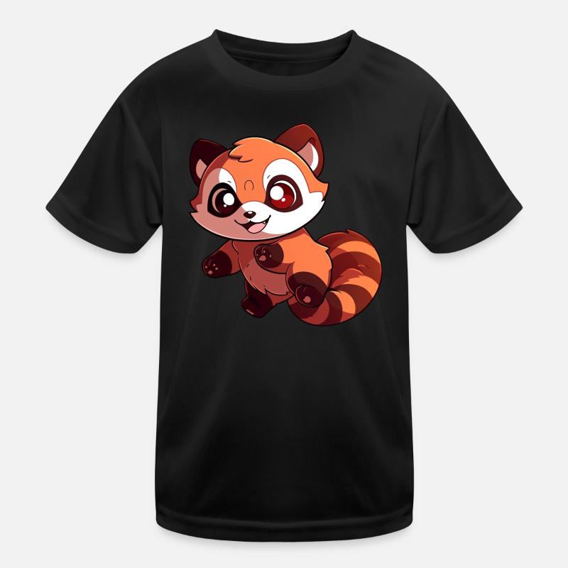 Red Panda Kids Functional T-Shirt