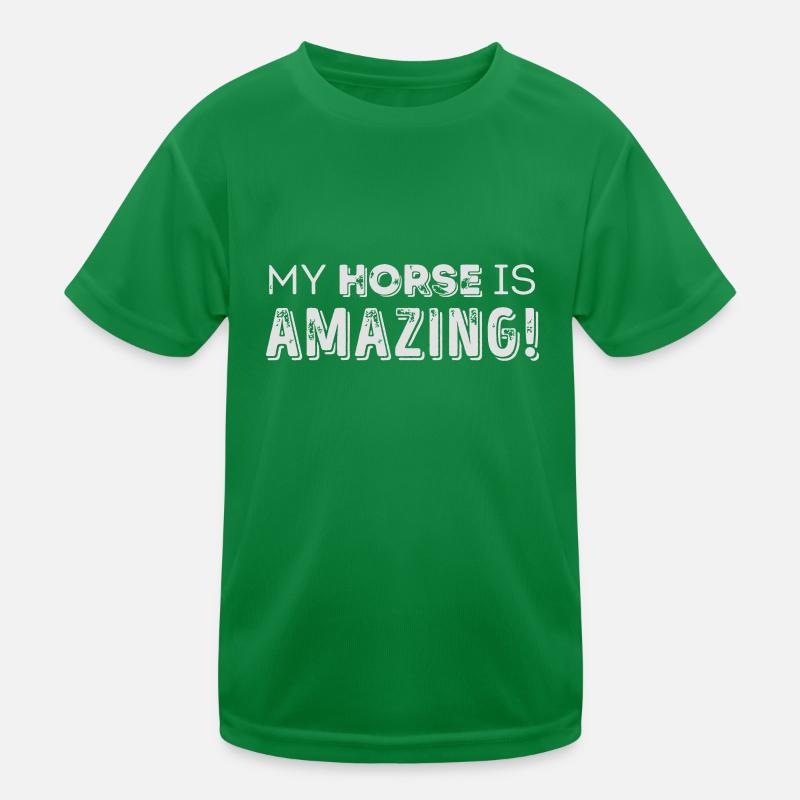 Mein Pferd ist toll. Kinder Funktions-T-Shirt