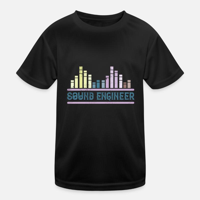 tontechniker - sound engineer Kinder Funktions-T-Shirt