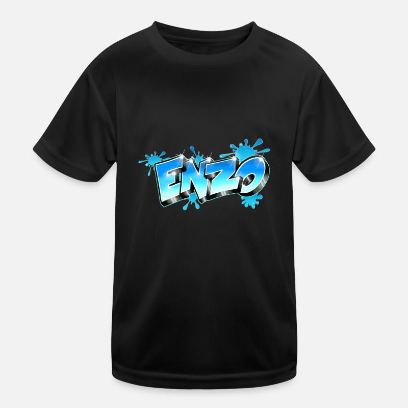 Graffiti Enzo Style T-shirt sport Enfant