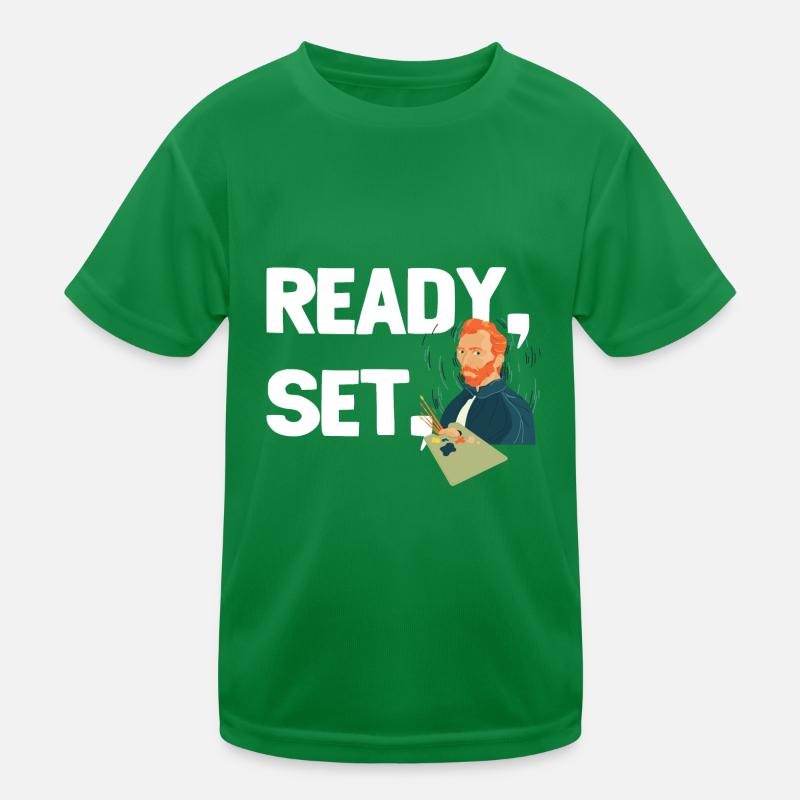 Fertiges Set Gogh Kinder Funktions-T-Shirt