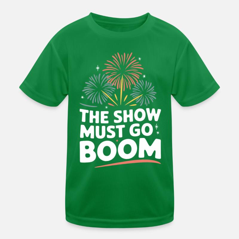 Pyrotechnics Fireworks Pyrotechnics Kids Functional T-Shirt