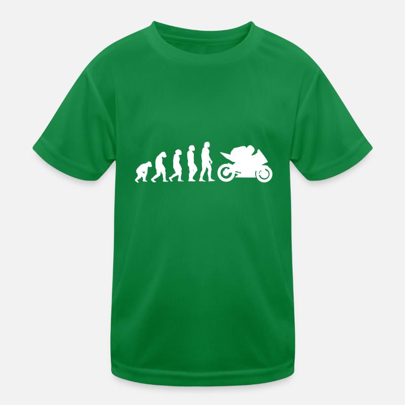 Evolution de la moto T-shirt sport Enfant