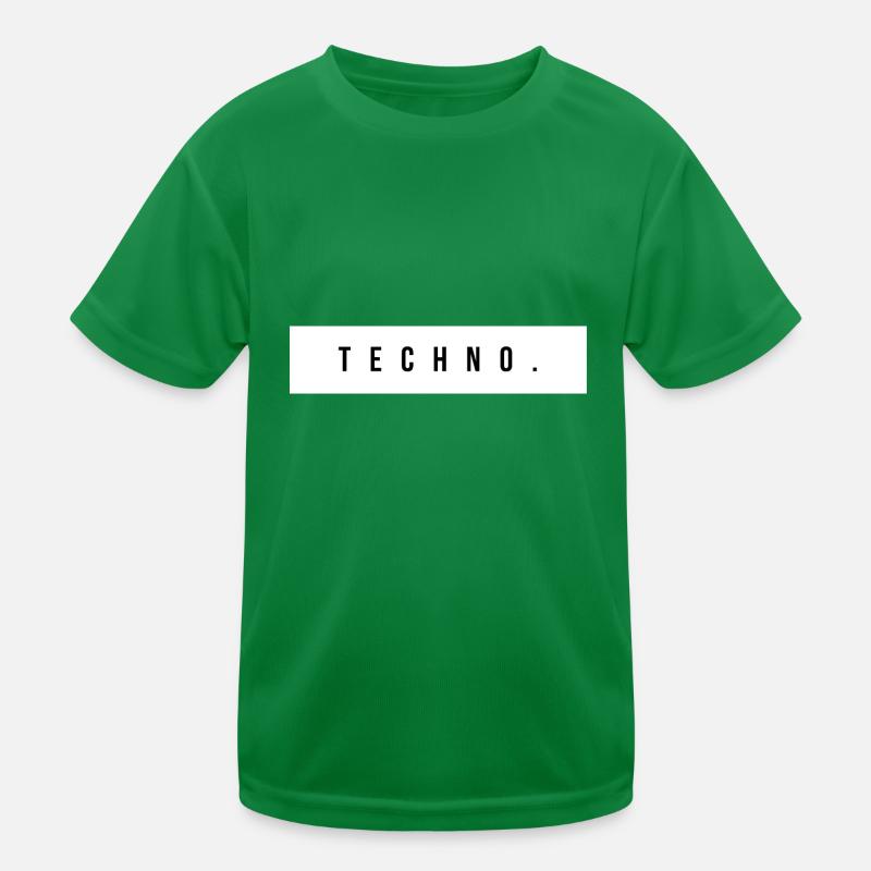 Techno. Kids Functional T-Shirt
