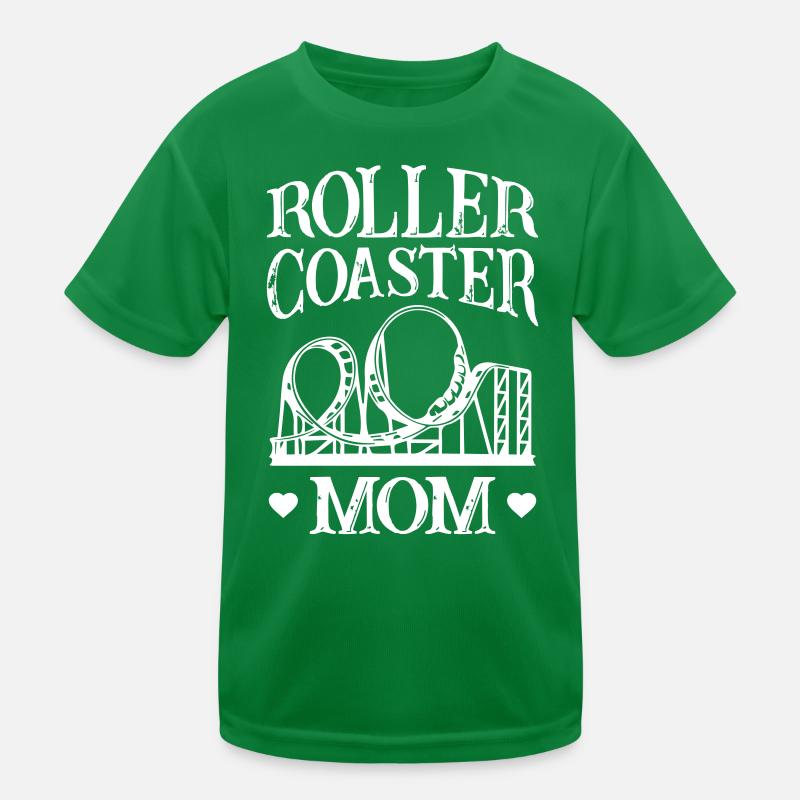 Scooter Coaster Mom Kids Functional T-Shirt