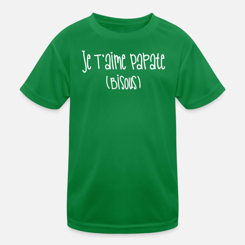 Je T'Aime Papate (Bisous) T-shirt sport Enfant