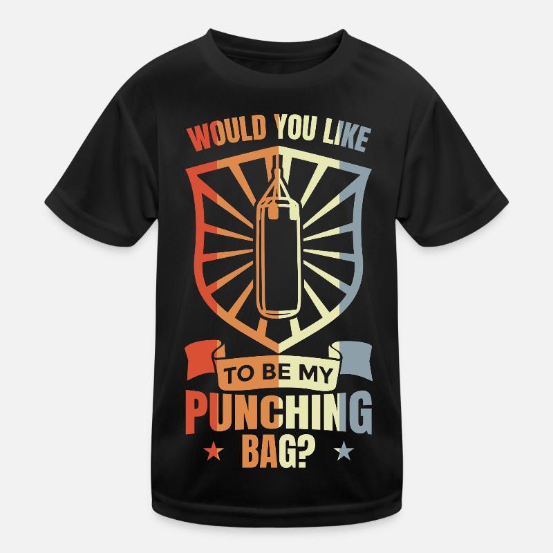 Punching Bag Joke Kids Functional T-Shirt