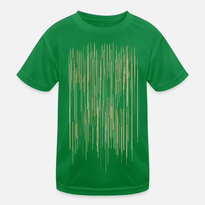 Stripe Pattern / Background Kids Functional T-Shirt