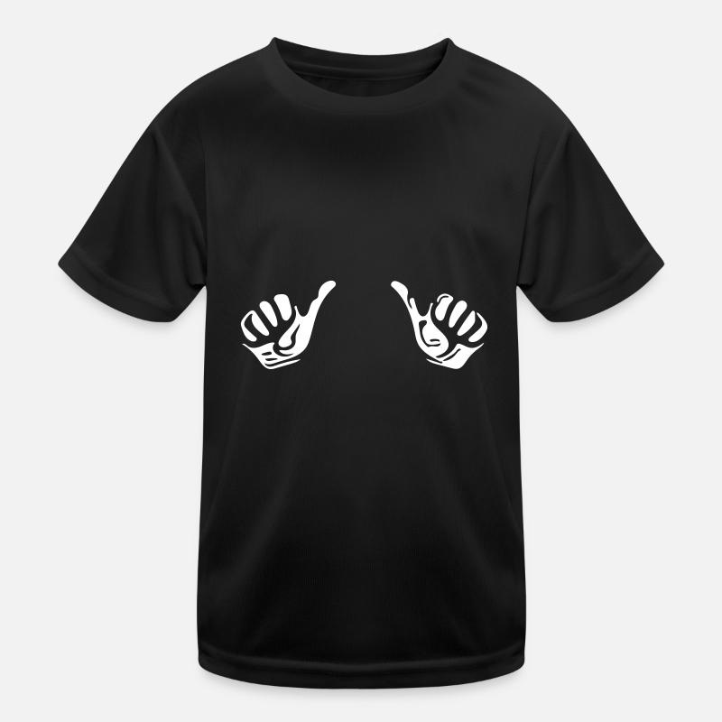 Vector Daumen hoch Kinder Funktions-T-Shirt
