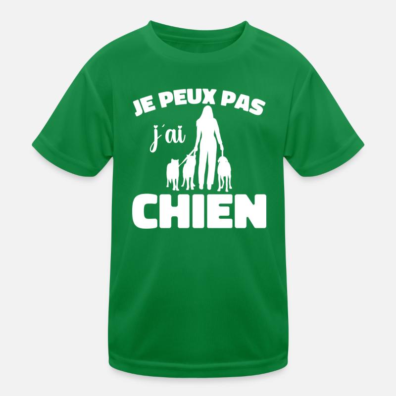 Je peux pas, j'ai chiens T-shirt sport Enfant