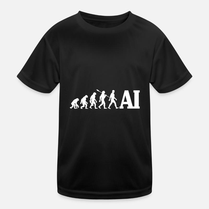 Evolution - Intelligence Artificielle - IA T-shirt sport Enfant