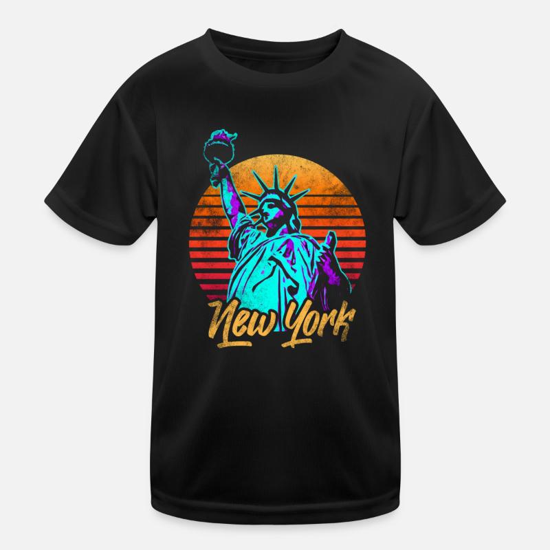 Statue de la Liberté de New York T-shirt sport Enfant