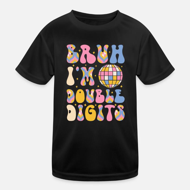 10. Geburtstag Mädchen Geschenkidee Zehn Jahre Kinder Funktions-T-Shirt