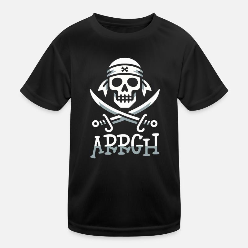 Halloween Pirate Dire Tenue Costume Arrgh T-shirt sport Enfant