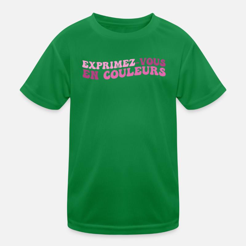 Exprimez-Vous En Couleurs T-shirt sport Enfant