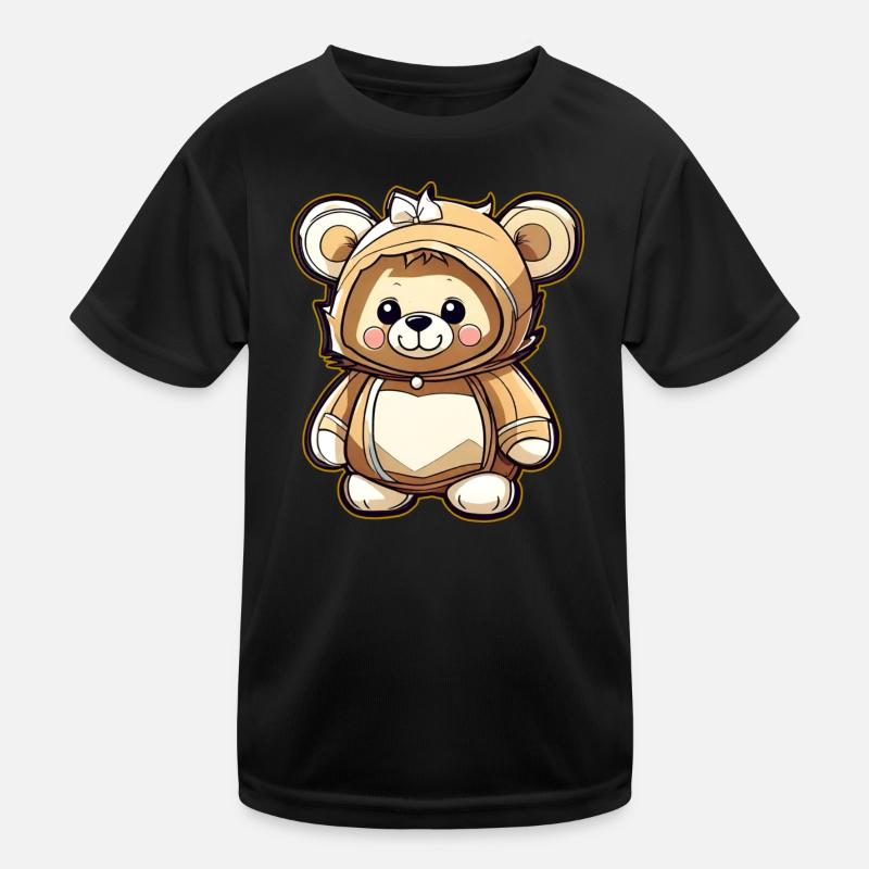 Niedlicher Teddy Bär Kinder Funktions-T-Shirt