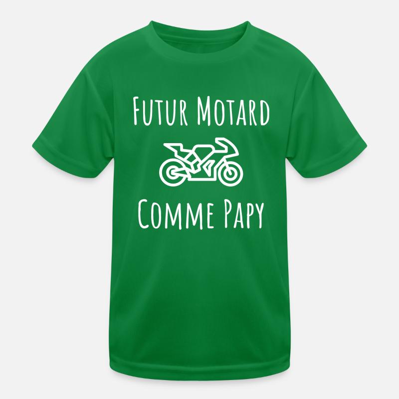 futur motard comme papy cadeau naissance T-shirt sport Enfant