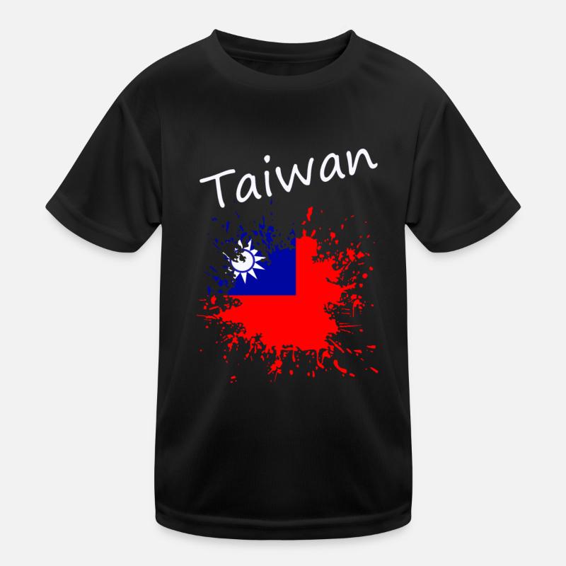 Taiwan Kinder Funktions-T-Shirt