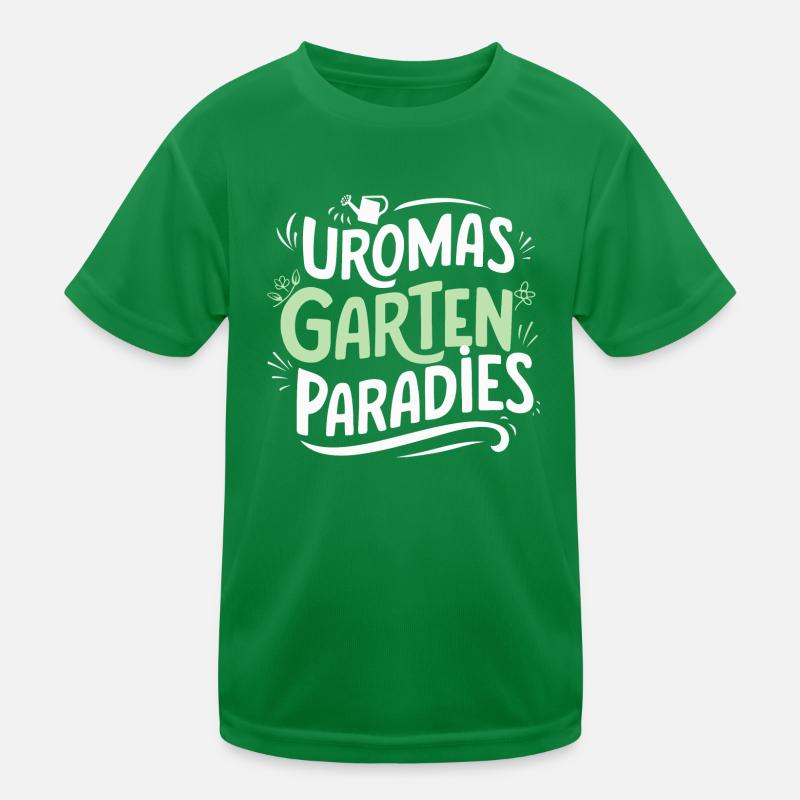 Uromas Gartenparadies Geburtstag Urgroßmutter Kinder Funktions-T-Shirt
