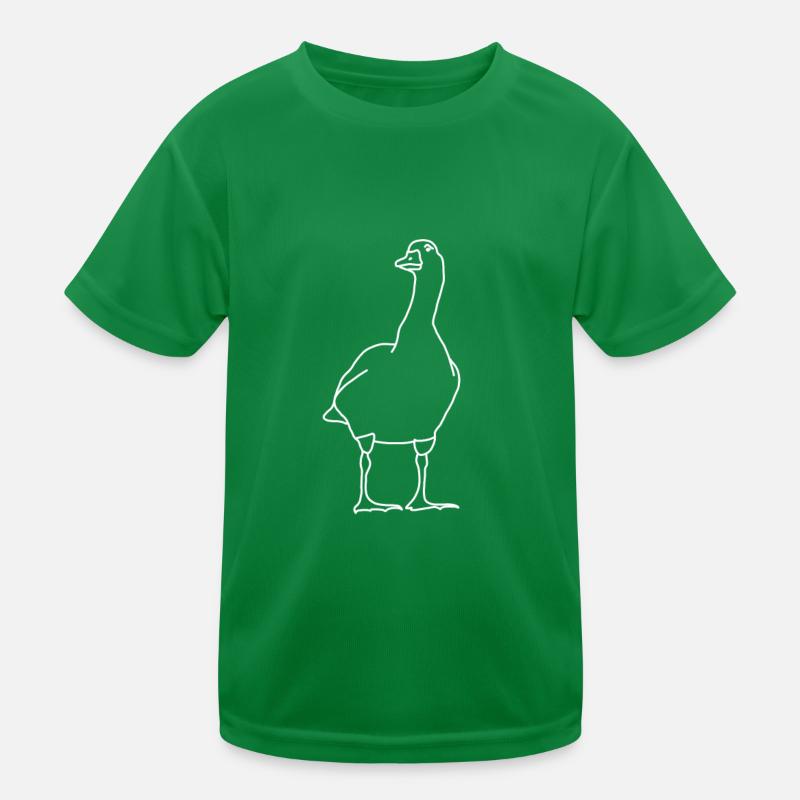 Gans Kinder Funktions-T-Shirt