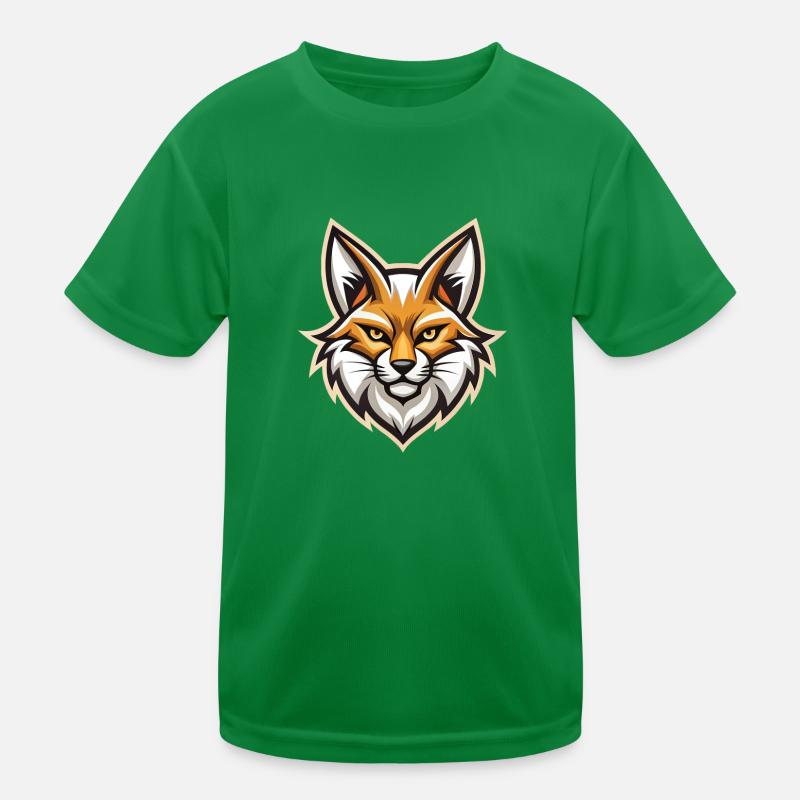 Chat de dessin animé cool T-shirt sport Enfant