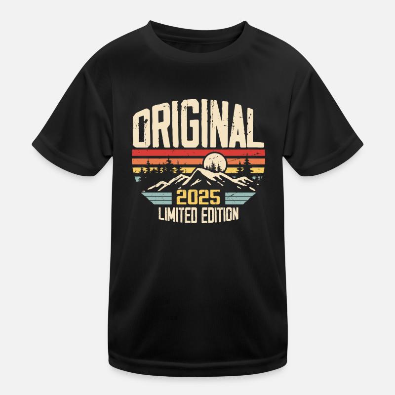 Nostalgisches Geburtstagsgeschenk 2025 2025 Kinder Funktions-T-Shirt