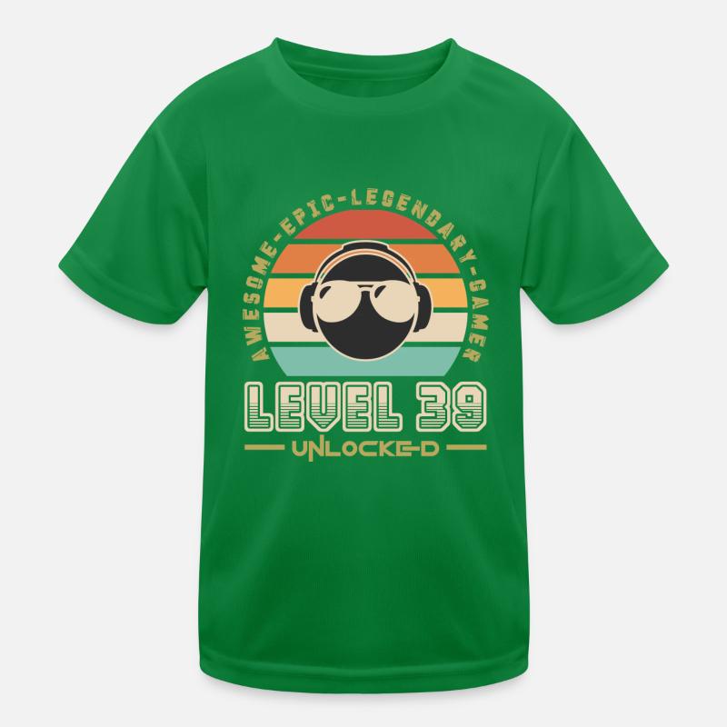 Stufe 39 Kinder Funktions-T-Shirt