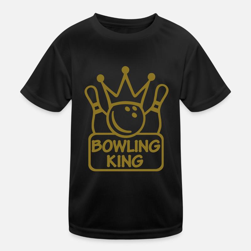Bowling Kinder Funktions-T-Shirt