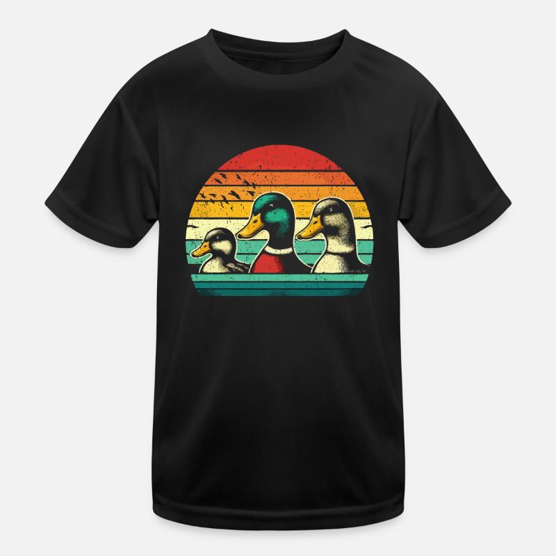 Canards cool - Rétro Vintage T-shirt sport Enfant