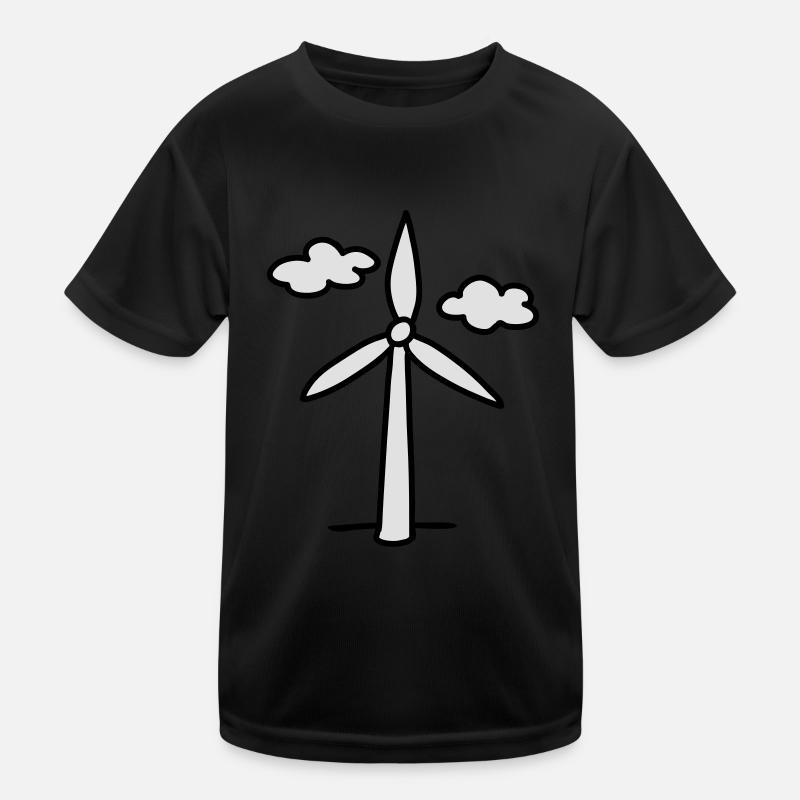 éolienne - énergie verte T-shirt sport Enfant