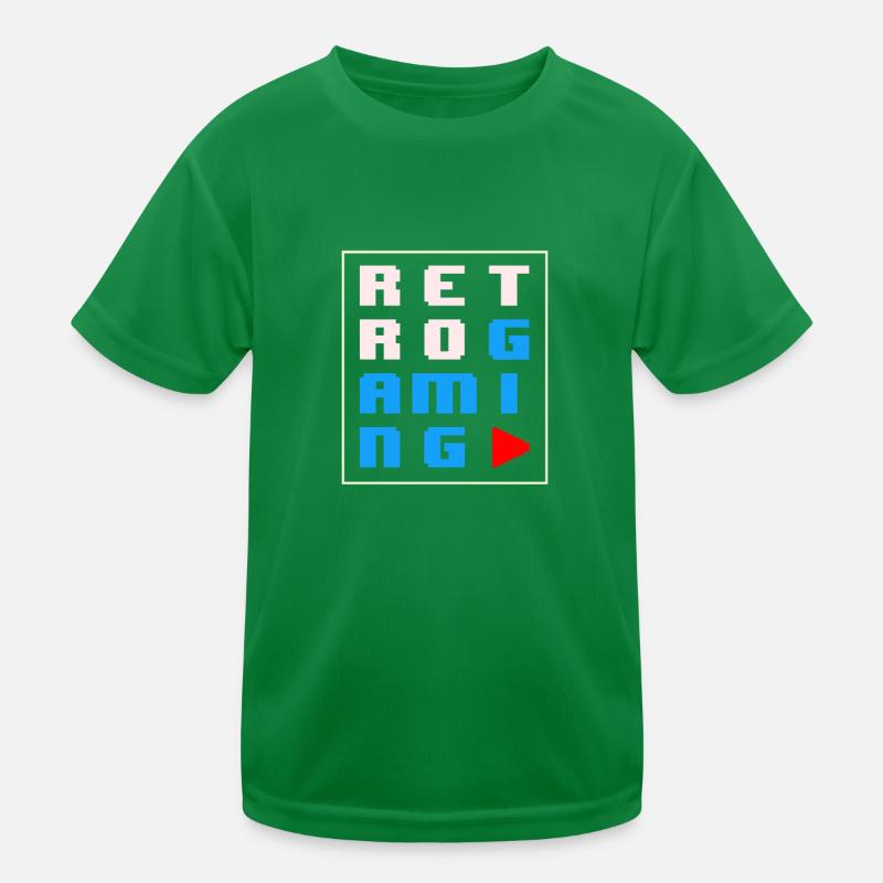 Retrogaming Kids Functional T-Shirt