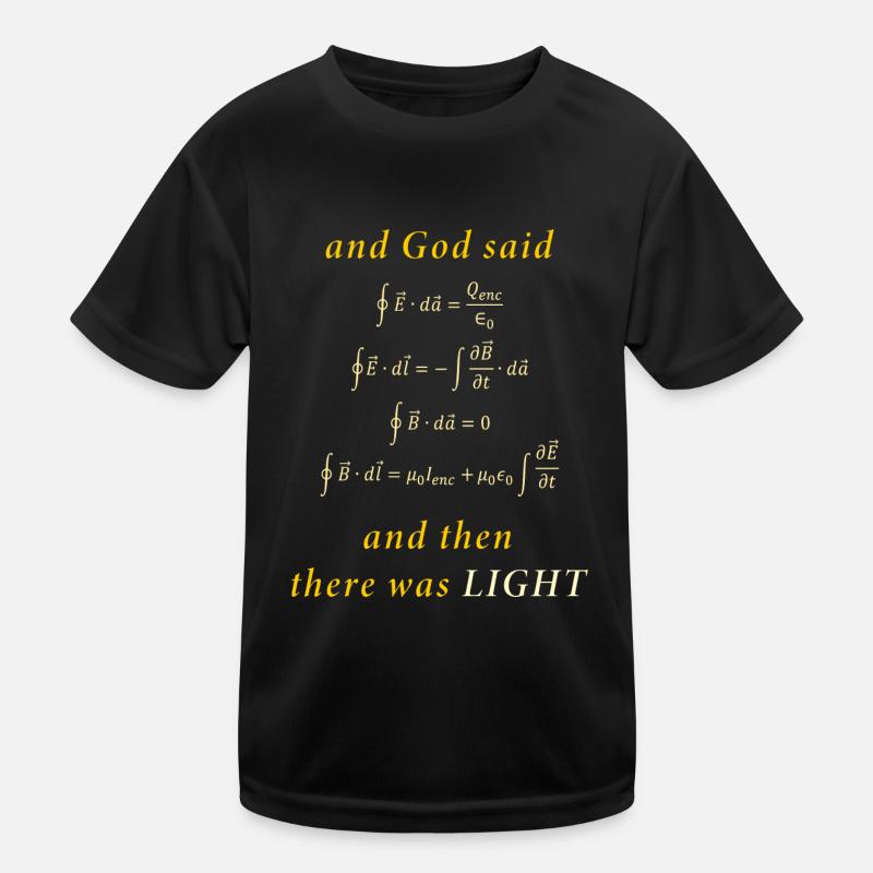 God light math school gift Kids Functional T-Shirt
