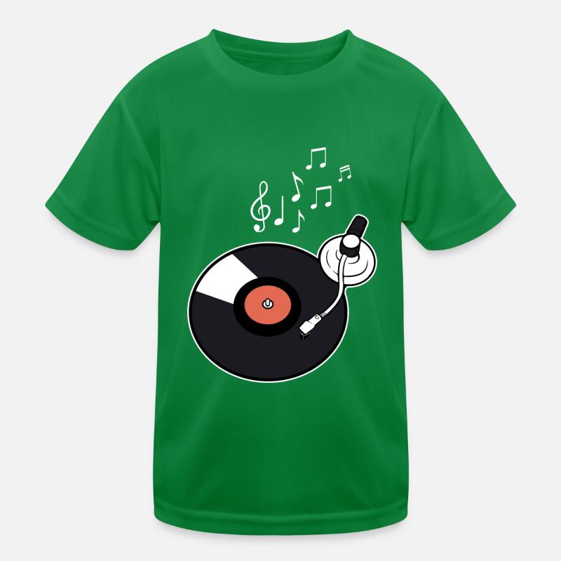 record player Kids Functional T-Shirt