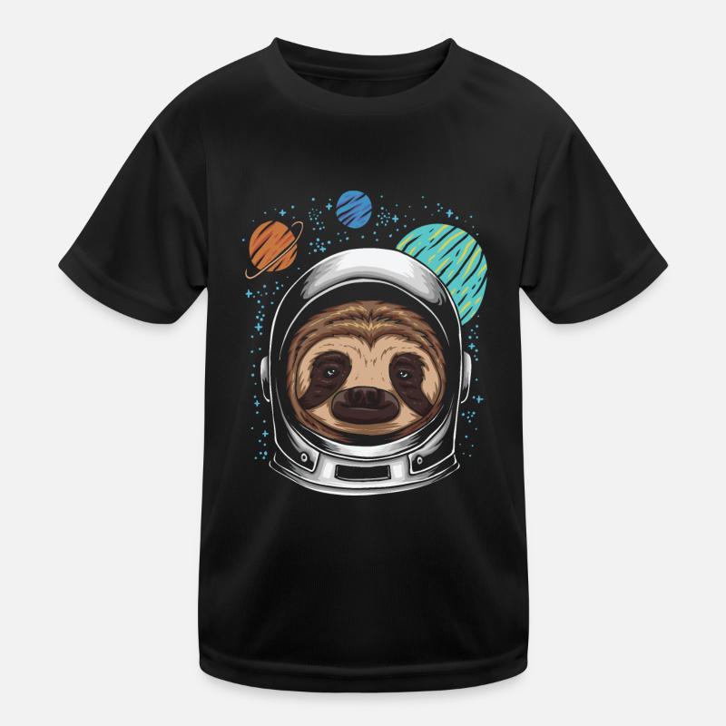 Astro Sloth Kids Functional T-Shirt