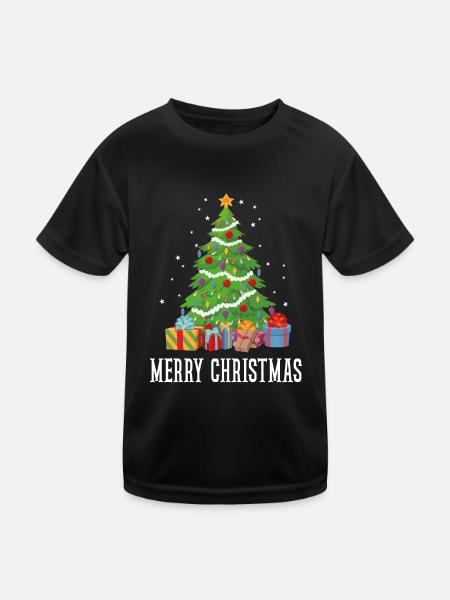 Merry Christmas Merry Christmas Gift - Kids Functional T-Shirt - black - Front