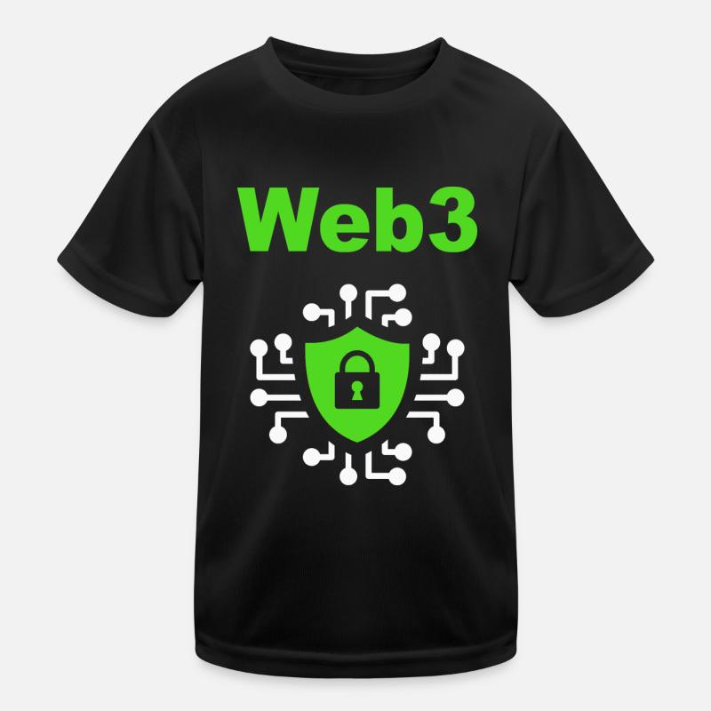 Web3 Crypto-monnaie Blockchain Développeur de logiciels T-shirt sport Enfant