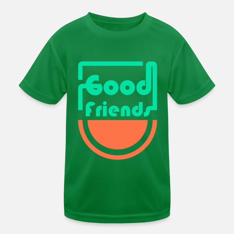 Gute Freunde Kinder Funktions-T-Shirt