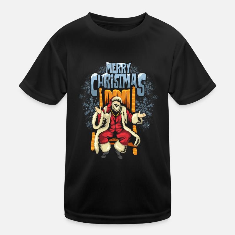 Weihnachten Weihnachtsmann Geschenke Kinder Funktions-T-Shirt