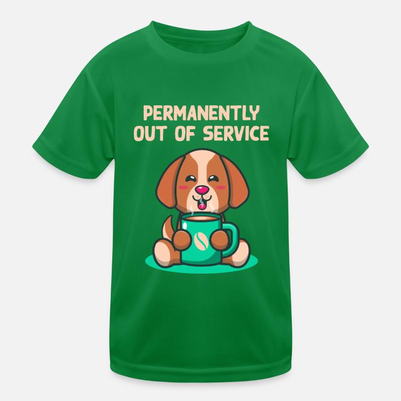 Dauerhaft außer Betrieb introvertiertes Nerd antis Kinder Funktions-T-Shirt